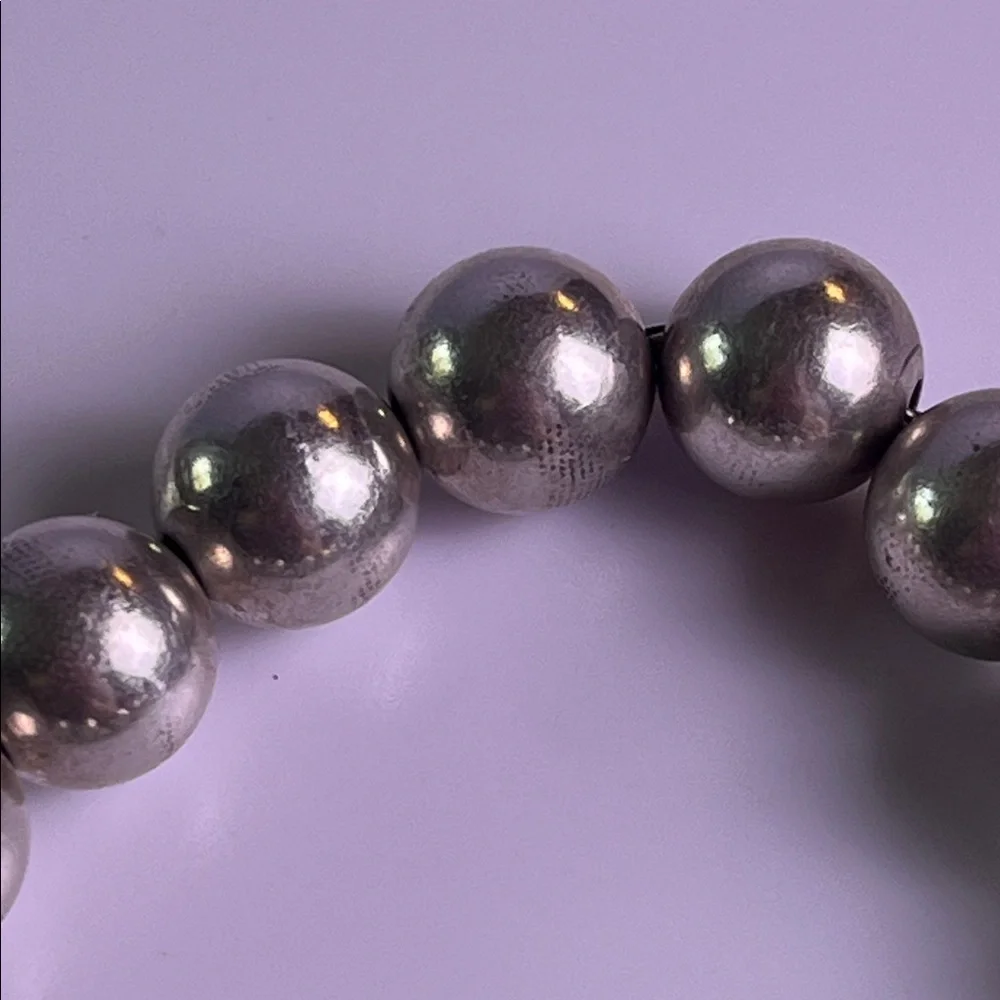 Tiffany & Co. Silver Ball Bead Bracelet